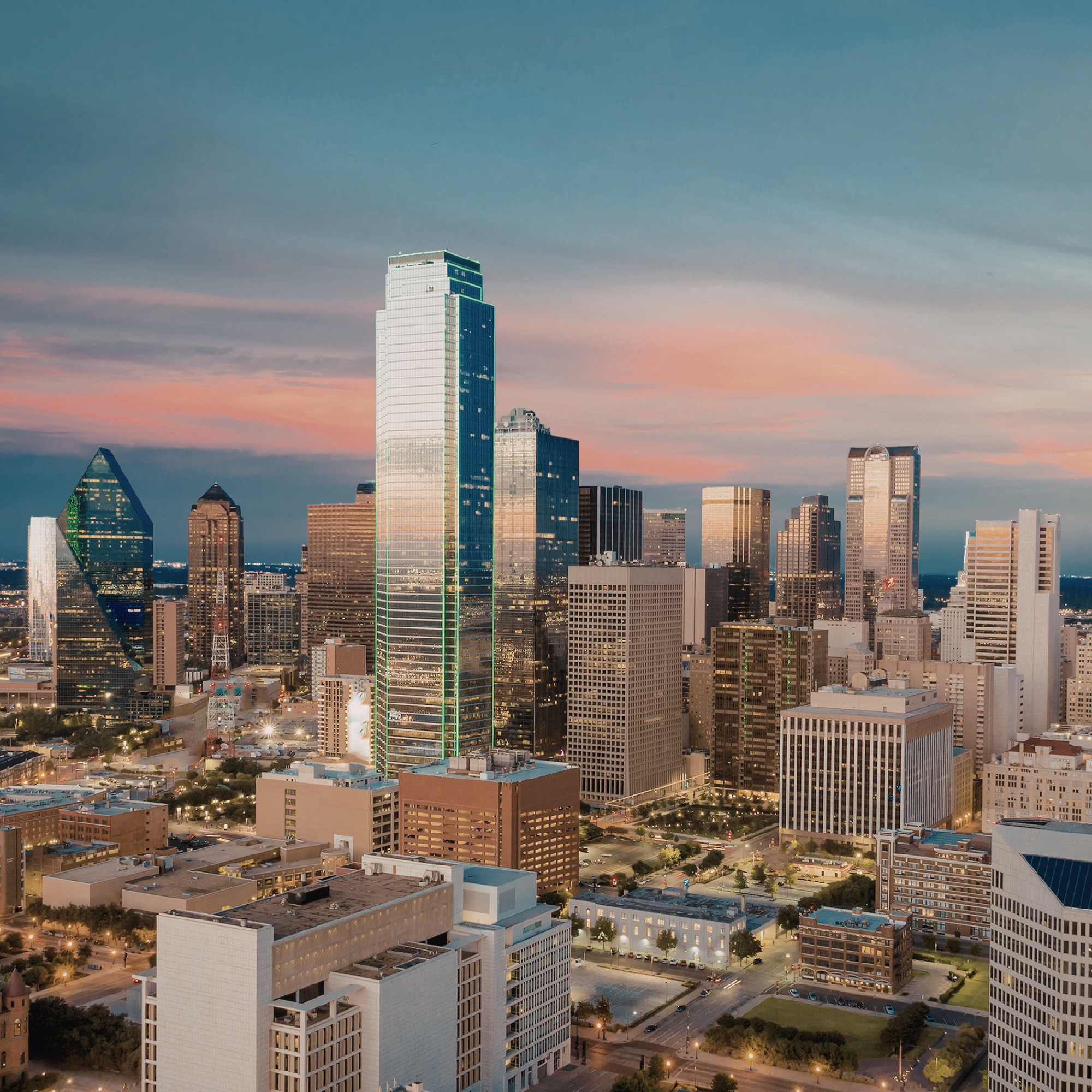 Baseball Stadium at Night